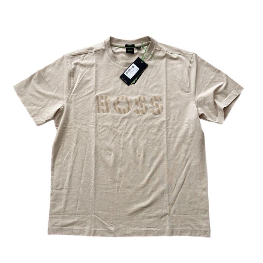 Boss Men's Light Tan T-Shirt